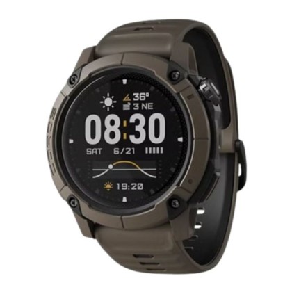 Coros Nomad Multi-Sport with Brown Silicone Strap Sports Men GPS Smartwatch